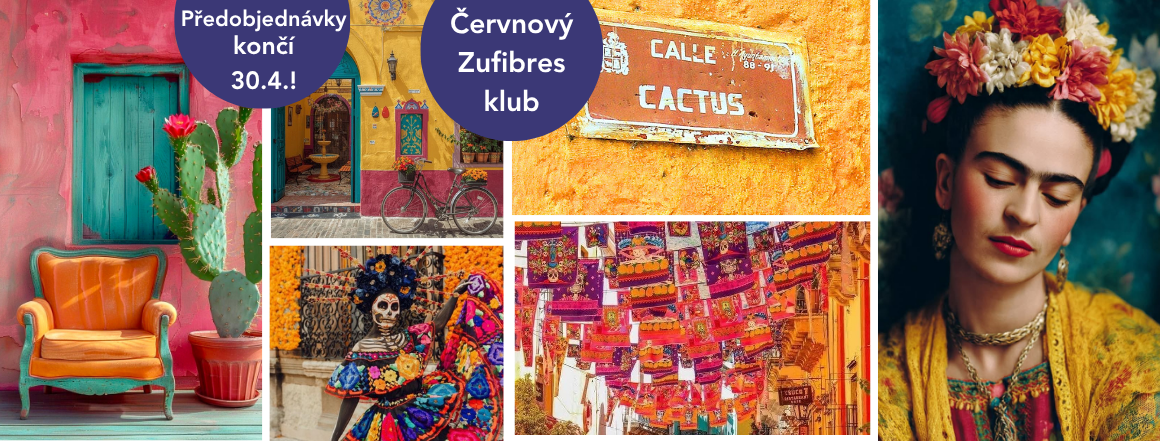 Zufibres klub - červen, exkluzivní, ručně barvená příze