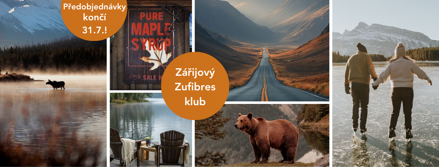 Zufibres klub - září, exkluzivní, ručně barvená příze