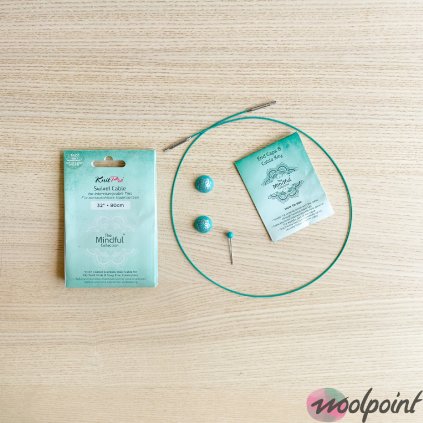 Výměnné lanko KnitPro SWIVEL 360° Mindful