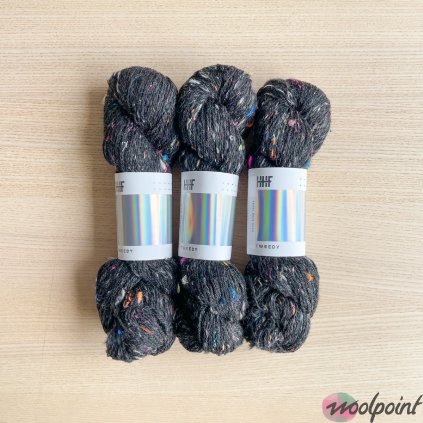 Hedgehog Fibres Tweedy Noir