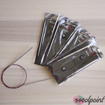 Pevné kruhové jehlice Nova Metal 60cm
