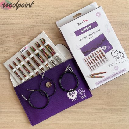Sada výměnných kruhových jehlic Knit Pro Symfonie Deluxe