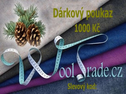 Wooltrade.cz poukaz 1000Kč eshop
