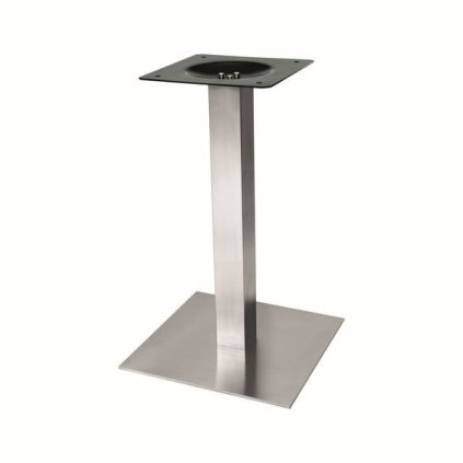 centrální stolová noha Steel Single nerez
