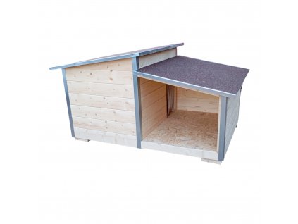 zateplená bouda pro psa palubky OSB