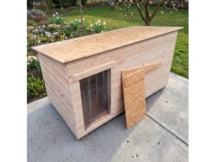 Bouda pro psa zastena prepazka bez krytiny