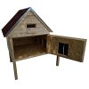 Woriginal kurník PARADISE II - zateplený, přírodní smrk/OSB desky
