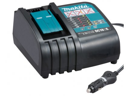 Makita – příslušenství 194621-9 nabíječka Li-ion LXT DC18SE 14,4-18V (auto konektor DC 12-24V/16A) pro rychlé nabíjení STOP