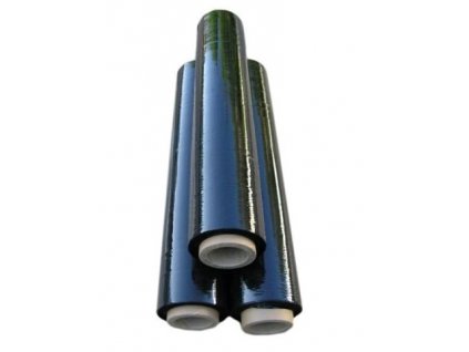Ruční strečová fólie (průtažná, fixační) šíře 500 mm x 23 my x 1,9 kg černá