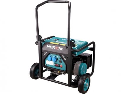 Heron Elektrocentrála benzínová 7,5HP/3,5kW, podvozek 8896140