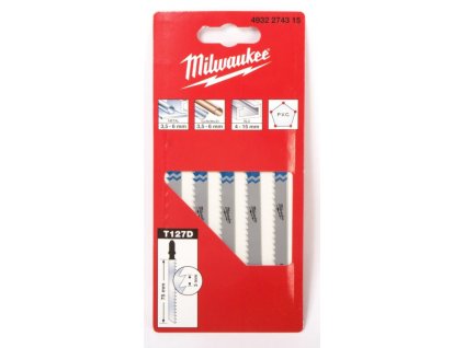 MILWAUKEE Přímočará pilka 4932274315 T127D  + Prodloužená záruka výrobce