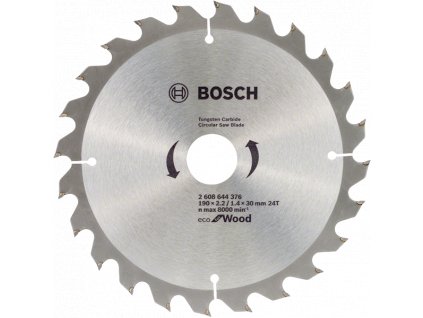 ergonomický bosch pilový kotouč eco for wood 190 x 30 x 2,2 mm, 24 2608644376, ideální pro každodenní práci.
