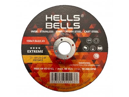 Brusný kotouč Hells Bells 150x7,0
