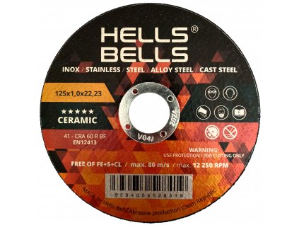 Řezný kotouč Hells Bells SG ceramic 125x10