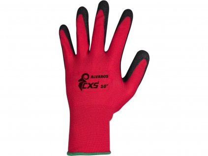 Rukavice CXS ALVAROS, máčené v nitrilu, blistr velikost 7" - 3410-057-260-07