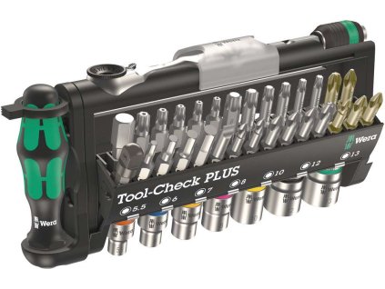 Wera Tool-Check Plus sada bitů, hlavic vč. ráčny, 39 dílný 1/4" (05056490001)