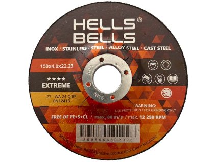 Brusný kotouč hells bells 150x40
