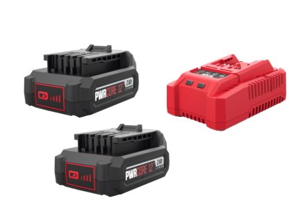 SKIL Sada 2x Akumulátor 2,0 Ah 12V + 2730AA nabíječka SKIL 2112BA - BC1E2112BA