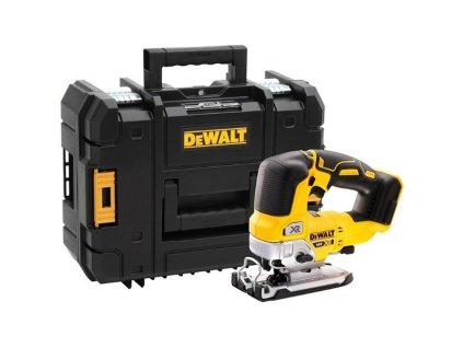 DeWALT DCS334 – 18V XR aku přímočará pila bez aku v kufru TSTAK, vhodná pro přesné rovné i šikmé řezy