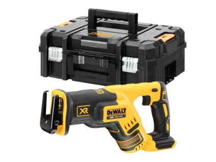 DeWALT DCS367NT – kompaktní aku mečová pila XR 18V bez akumulátoru, kufr TSTAK, čtyřpolohové uchycení pilového listu