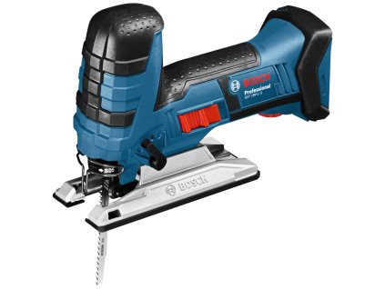 Aku kmitací pila Bosch GST 18 V-LI S Professional s výměnou plátku SDS, kompaktní konstrukce a ergonomická rukojeť pro přesné řezání.