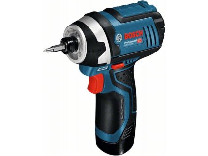 Bosch GDR 12V-105 Professional – kompaktní akumulátorový rázový utahovák 12 V s LED osvětlením a krouticím momentem 105 Nm.