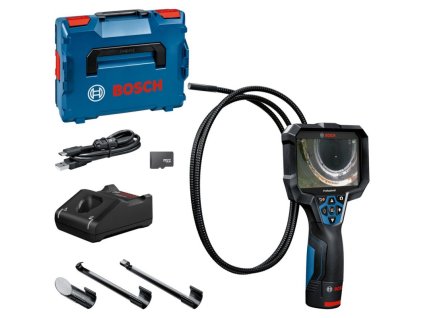 BOSCH GIC 12V-5-27 C Professional – inspekční kamera s 5" displejem a funkcí AutoUp pro kontrolu těžko přístupných míst.