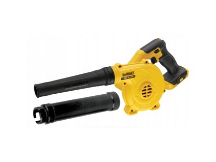 DeWALT DCV100 XR akumulátorový fukar 18 V, 265 W, až 80 m/s, regulace otáček, aretace, příslušenství pro huštění/vypouštění (bez aku/nabíječky).