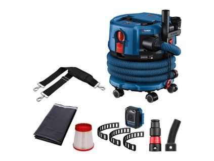 Akumulátorový vysavač třídy M BOSCH GAS 18V-12 MC Professional s modulem Auto-Start a příslušenstvím
