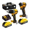 DeWALT DCK2050H2T Sada aku nářadí - příklepová vrtačka DCD805 + rázový utahovák DCF850, 2x aku 5,0 Ah, kufr TSTAK  + Prodloužená záruka výrobce