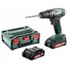 Metabo BS 18 Akumulátorový vrtací šroubovák 18V 2x2,0Ah Li-Ion, kufr 602207560  + Prodloužená záruka výrobce