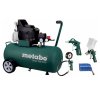 Metabo Basic 250-50 W SET Kompresor olejový 50l + set LPZ 4 690866000  + Prodloužená záruka výrobce