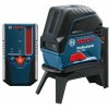 odolný bosch křížový laser gcl 2-50 professional + přijímač lr6 (0601066f01), využitelný při rychlé opravy.