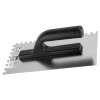 STAVTOOL Hladítko nerezové zubové | 270x127 mm, zub 4x4 mm - ZN31021 (Varianta STAVTOOL Hladítko nerezové zubové - 270x127 mm, zub 4x4 mm)