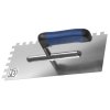 STAVTOOL Hladítko nerezové zubové softgrip | 270x127 mm, zub 4x4 mm - ZN31141 (Varianta STAVTOOL Hladítko nerezové zubové softgrip - 270x127 mm, zub 4x4 mm)