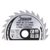  (Varianta Makita – příslušenství B-09139 kotouč pilový dřevo SPECIALIZED 136x1.5x10mm 24Z pro aku pily = new B-32895)
