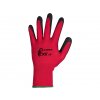 Rukavice CXS ALVAROS, máčené v nitrilu, blistr velikost 8" - 3410-057-260-08