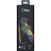 Wera Sada zástrčných klíčů 950/9 Hex-Plus Multicolour 1 SB, BlackLaser, 9 dílný (05073593001)