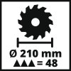 Einhell Pokosová pila s pojezdem TC-SM 2131/1 Dual (4300390)