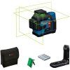 bosch gll 12v-100-33 cg professional zelený čárový laser 3x 360 stupňů s příslušenstvím