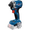 Výkonný kompaktní aku rázový utahovák Bosch GDR 18V-215 pro šroubování do dřeva i kovu s momentem 215 Nm a 2 režimy utahování.