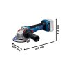 bosch gws 18v-11 s úhlová bruska flexa 125mm technické rozměry