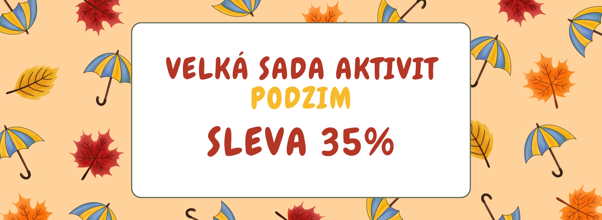 Sada aktivit pro děti - podzim