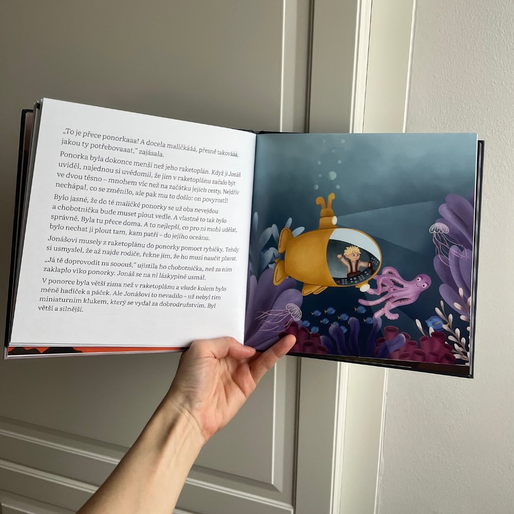 Jonáš kosmonautem – ukázka ilustrace 2