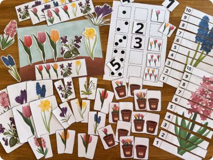 Soubor s jarními květinami