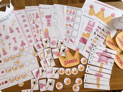 Soubor aktivit - princezny