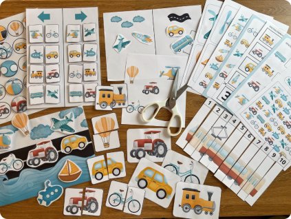 Soubor aktivit - dopravní prostředky