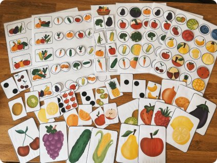 Soubor aktivit - ovoce a zelenina