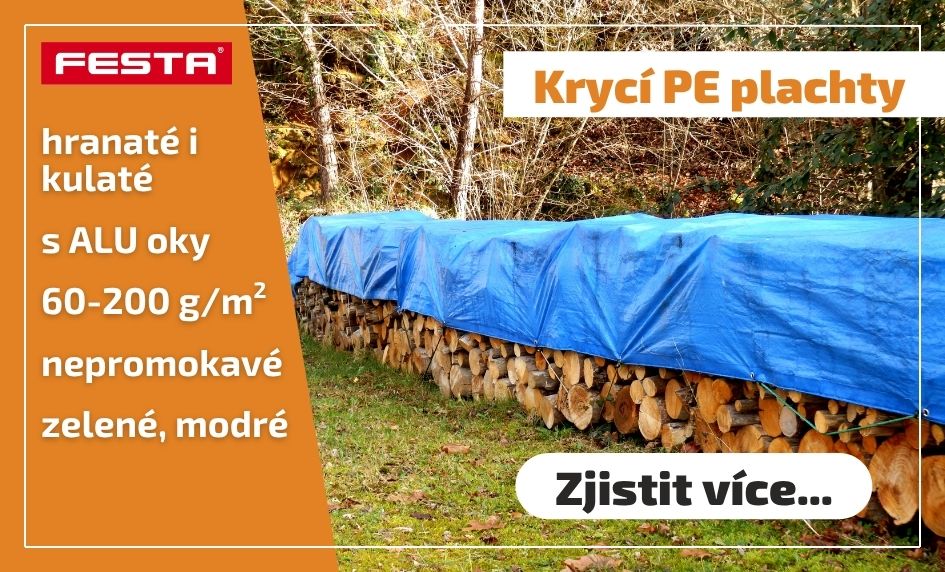 Krycí PE plachty v nabídce