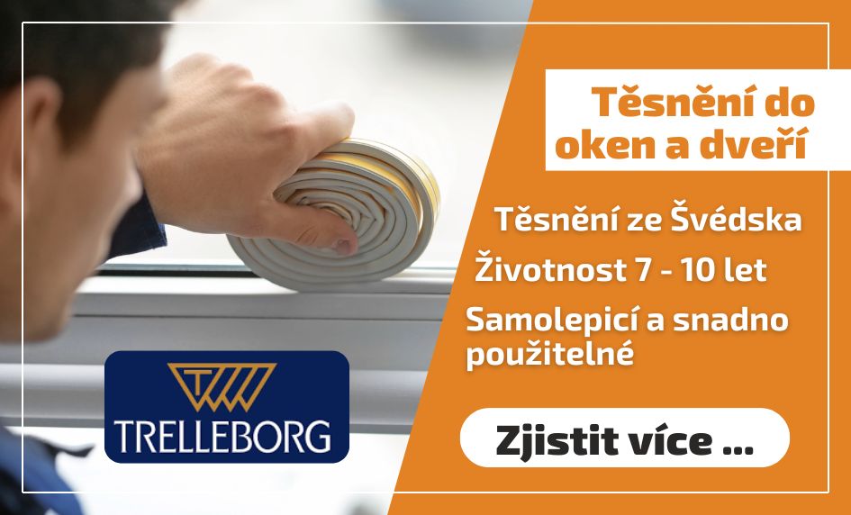 Těsnění TRELLEBORG pro okna a dveře